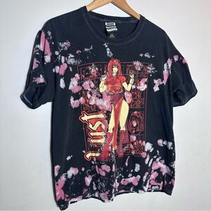 Broken promises Lust Black Graphic T-Shirt